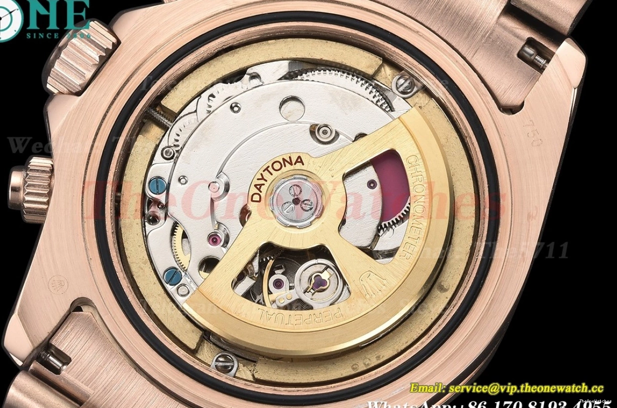 A3836 Black 40mm Dia Daytona RG RG GDF Dial 0217